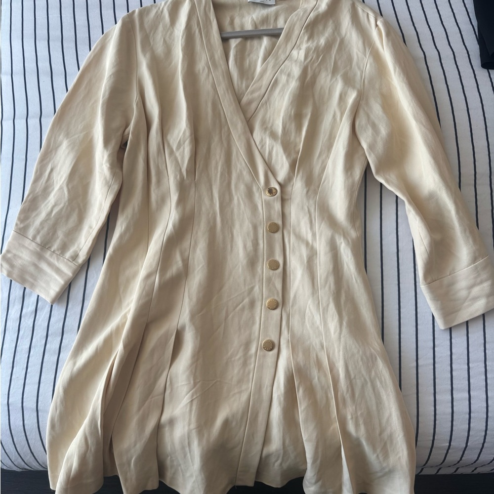 Sandro Cream Mini Dress